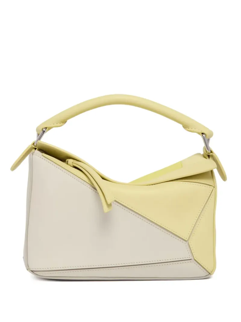 Loewe Kleine Puzzle Schultertasche in Gelb