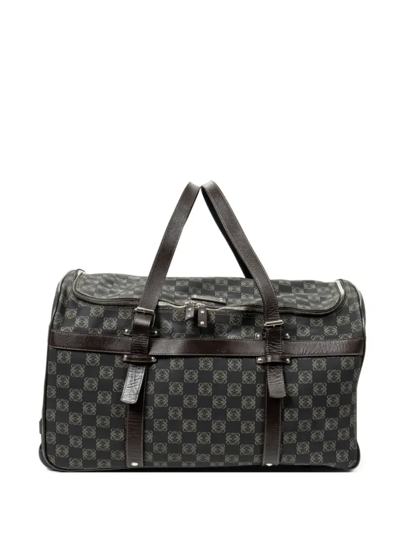 Loewe Reisetasche mit Anagram-Print in Schwarz