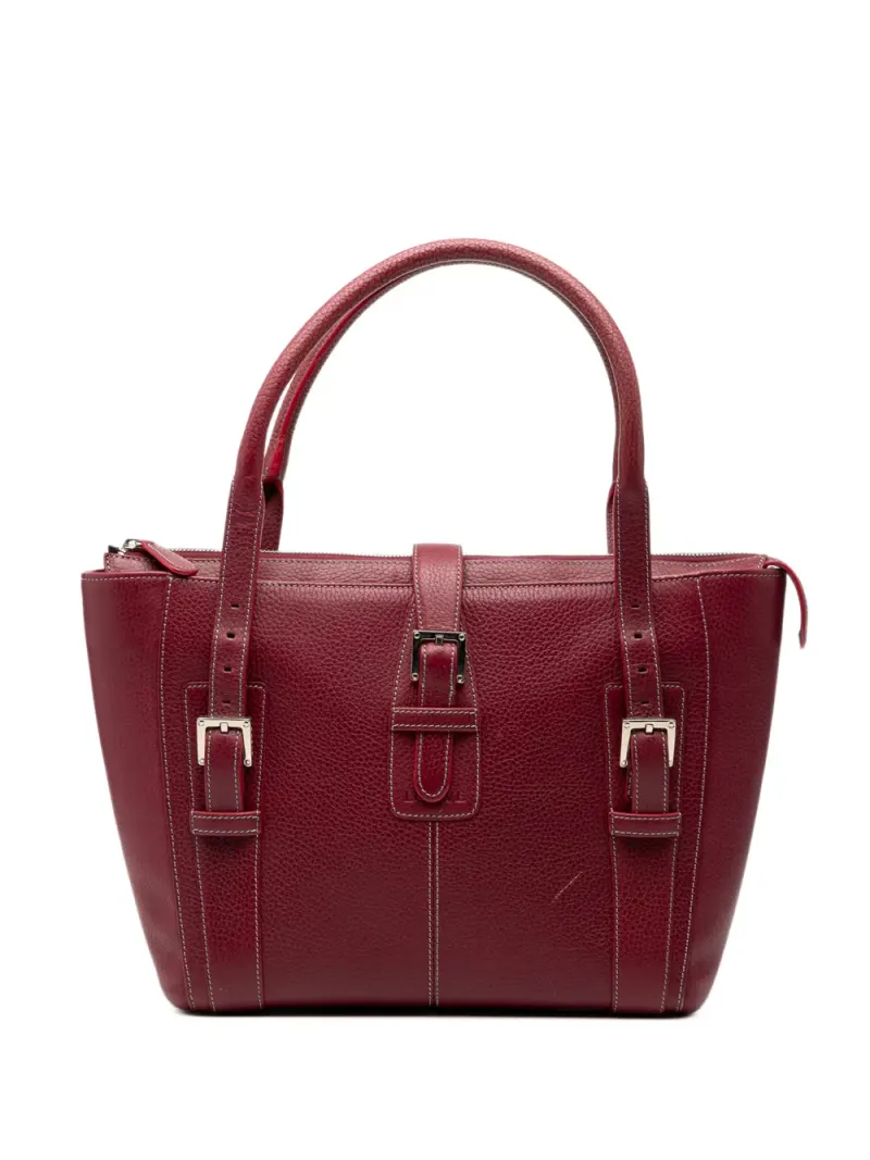 Loewe 2005 Senda Handtasche aus Leder in Rot