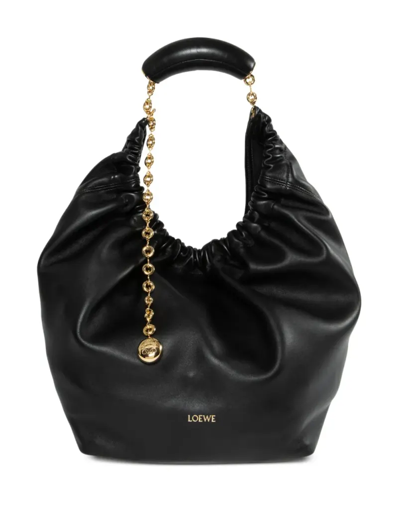 Loewe Mittelgroße Squeeze Tote Bag in Schwarz