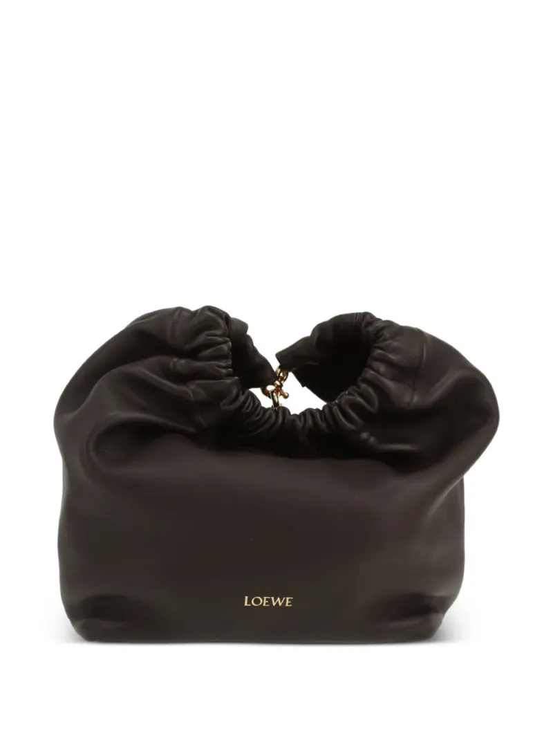 Loewe Squeeze Handtasche aus Leder in Braun
