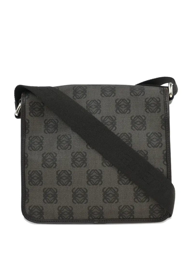 Loewe 2011 Umhängetasche mit Monogramm-Schloss in Grau Monogram-Leder