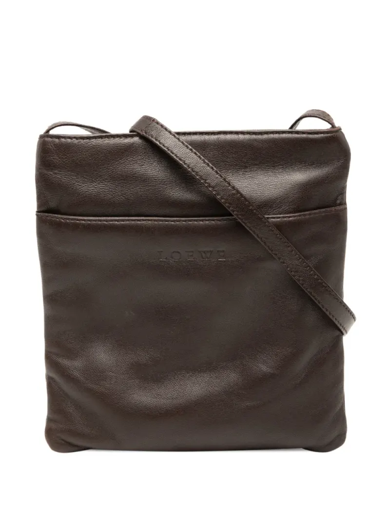 Loewe 2014 Umhängetasche aus Nappaleder und Leder in Braun Nappa-Leder