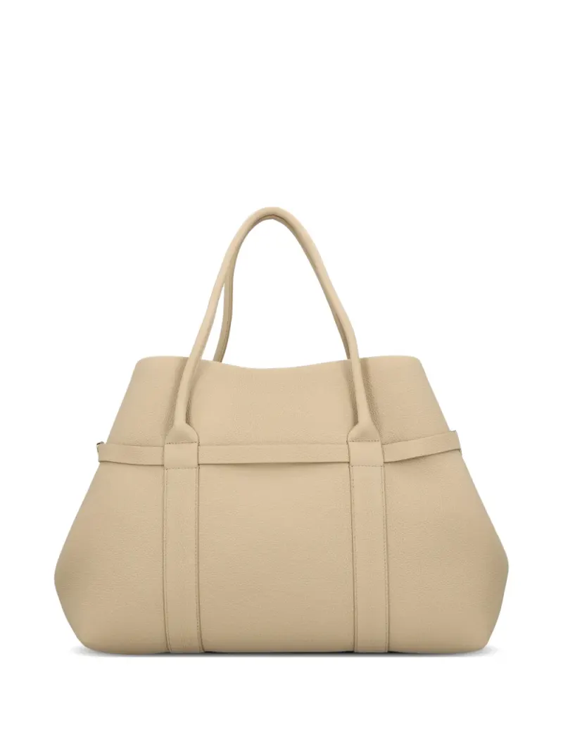 Loro Piana large Ghiera shopper bag in Nude