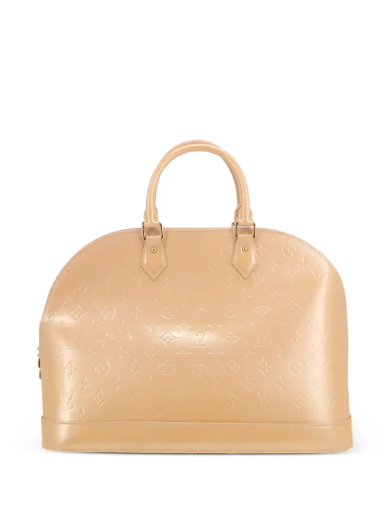 Louis Vuitton 2009 Alma Handtasche in Nude