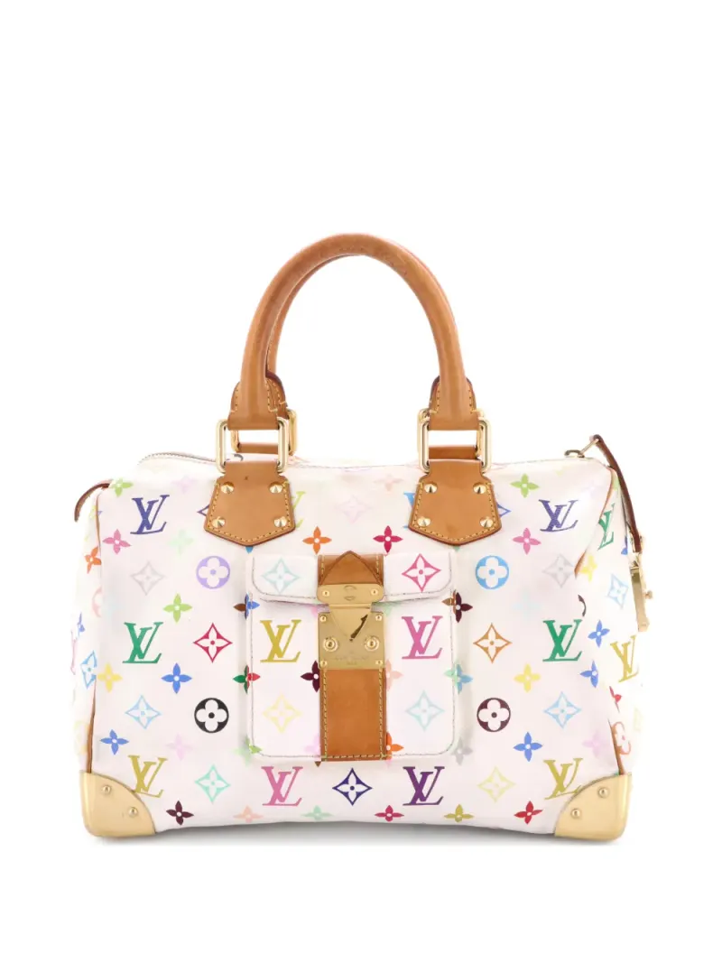 Louis Vuitton Speedy Henkeltasche in Mehrfarbig