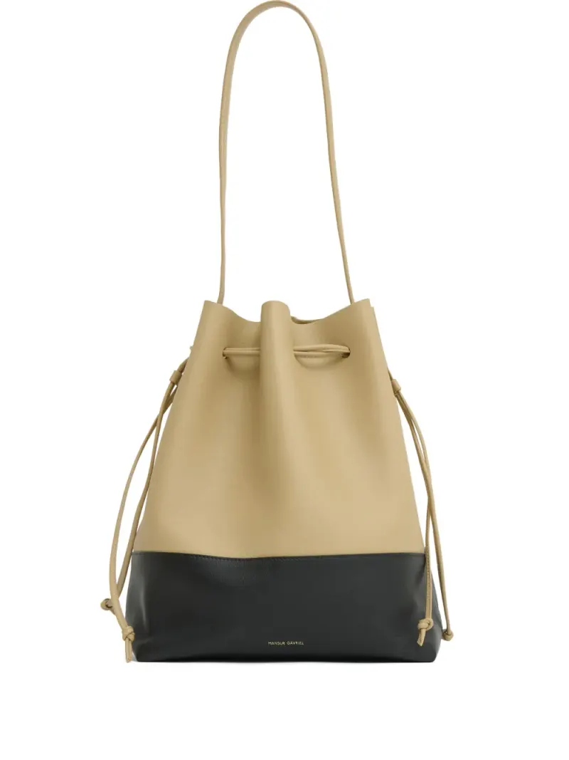 Mansur Gavriel Cabas Beuteltasche mit Kordelzug in Nude