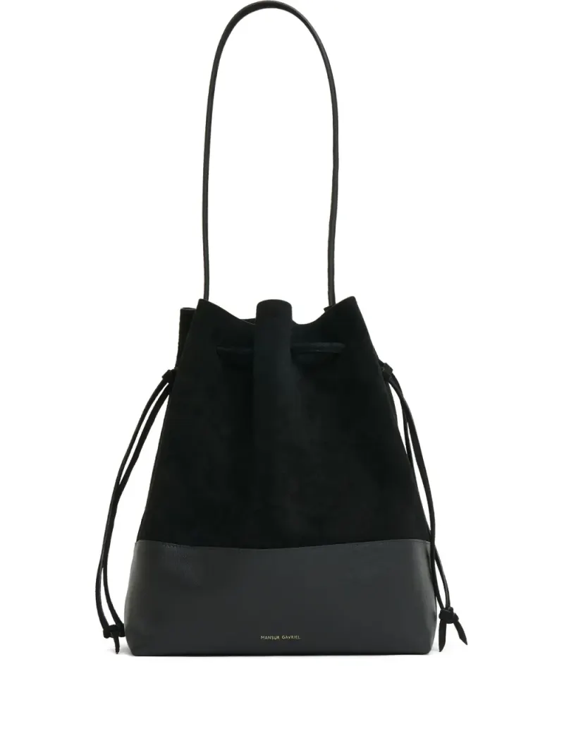 Mansur Gavriel Cabas Beuteltasche mit Kordelzug in Schwarz