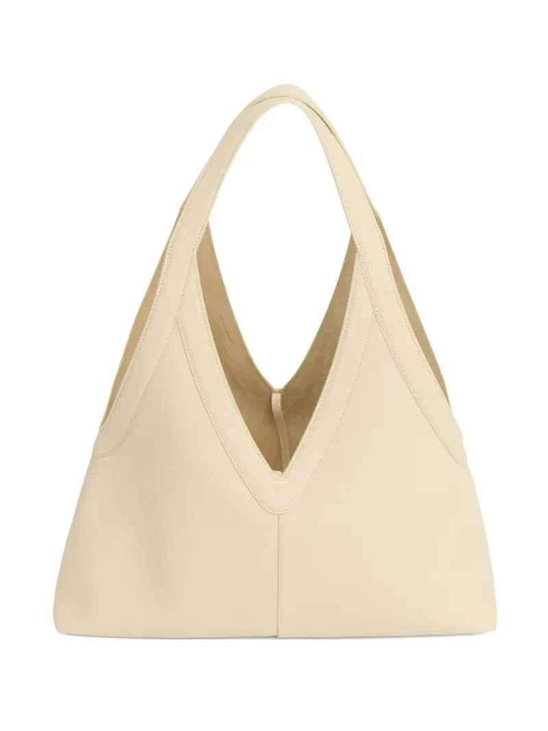 Mansur Gavriel Soft M Tote Bag aus Leder in Nude