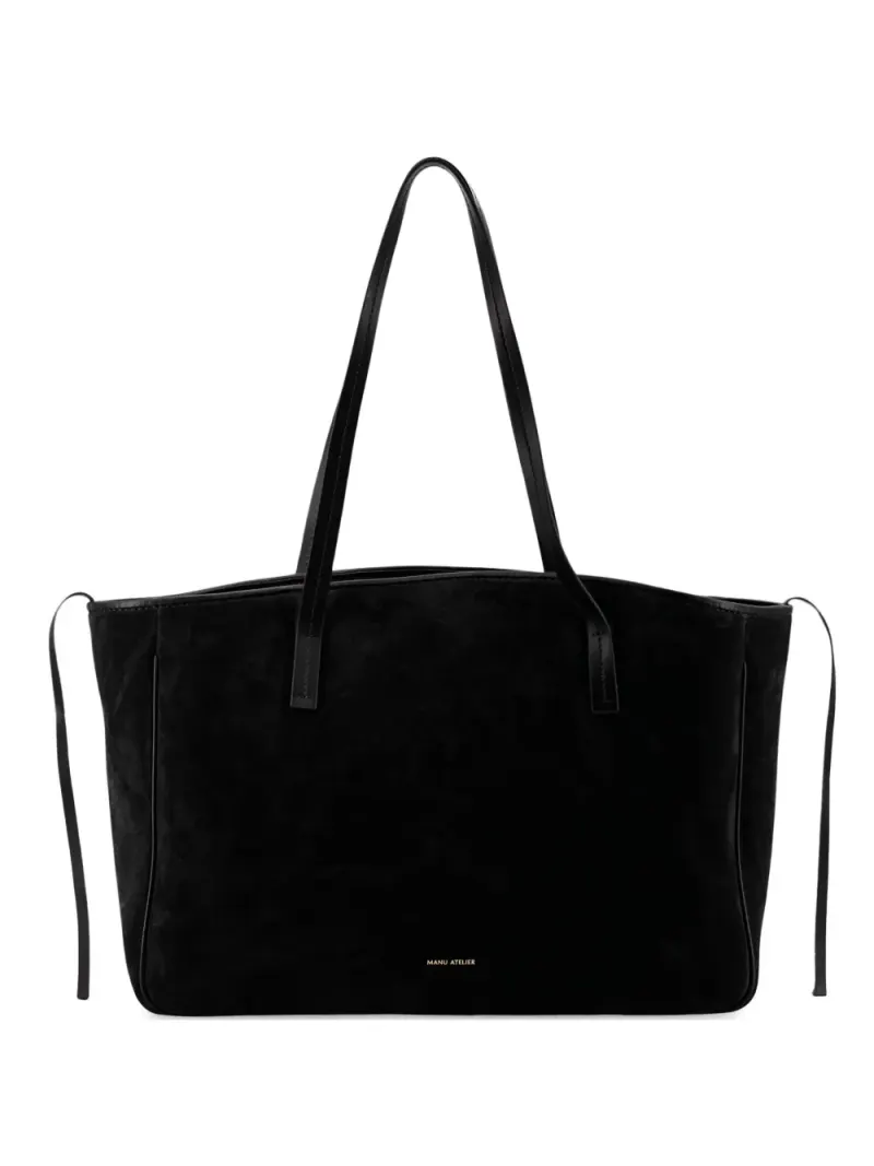 Manu Atelier XL du Jour Schultertasche XL in Schwarz