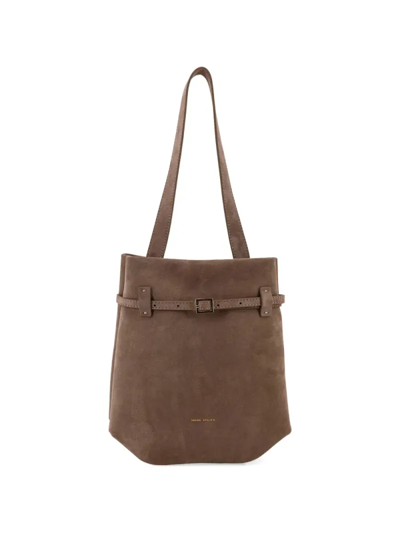 Manu Atelier Mini Du Jour Tote Bag Mini in Braun