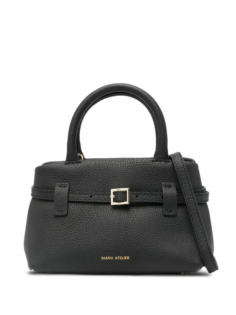 Manu Atelier Mini Le Cambon 20 Handtasche Mini in Schwarz