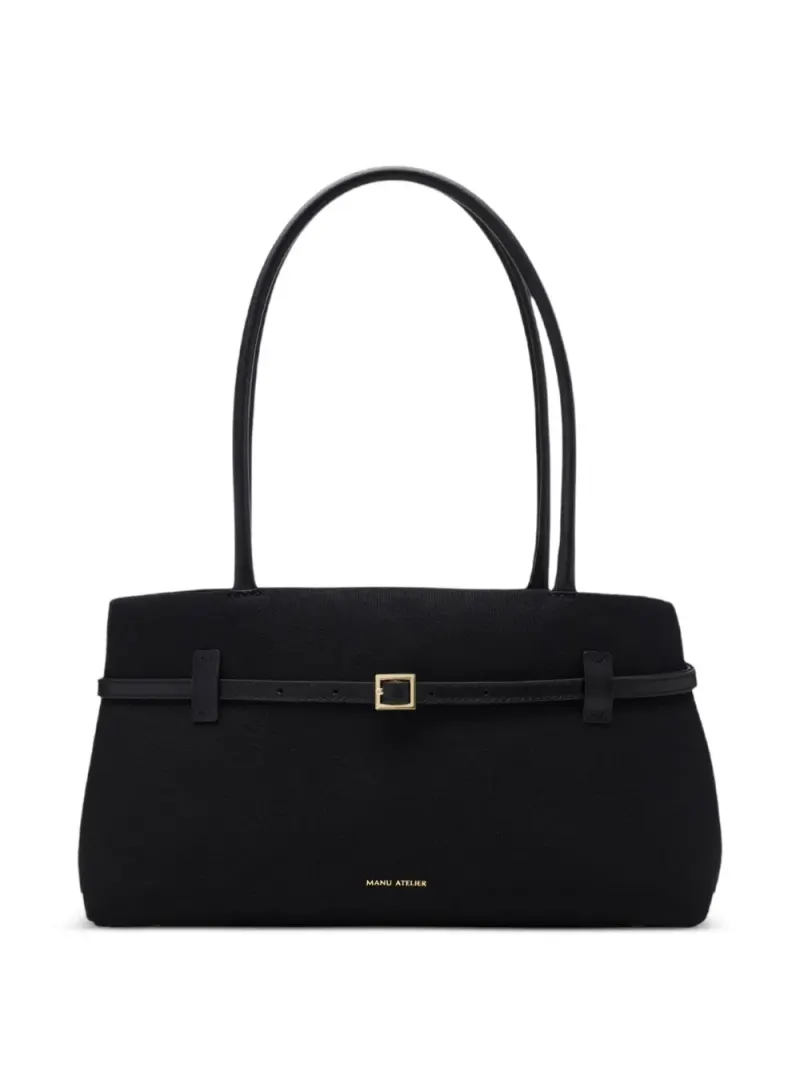 Manu Atelier Le Cambon buckle-detail shoulder bag in Schwarz