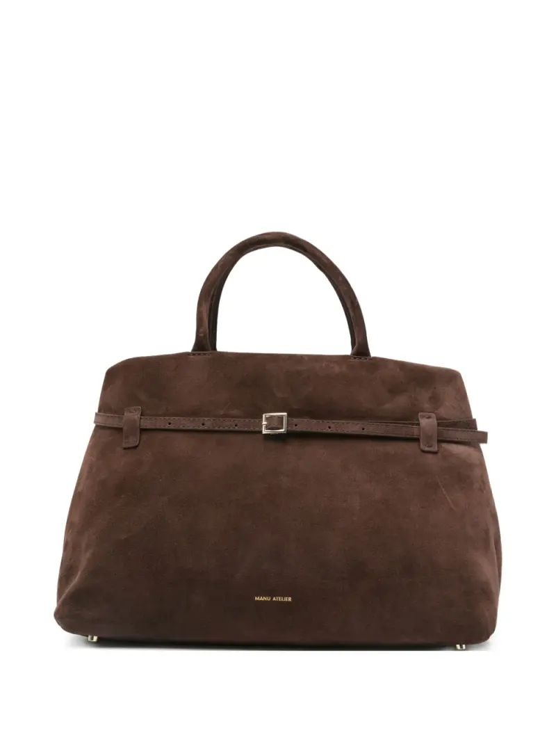 Manu Atelier Le Cambon Handtasche aus Wildleder in Braun Wildleder-Leder