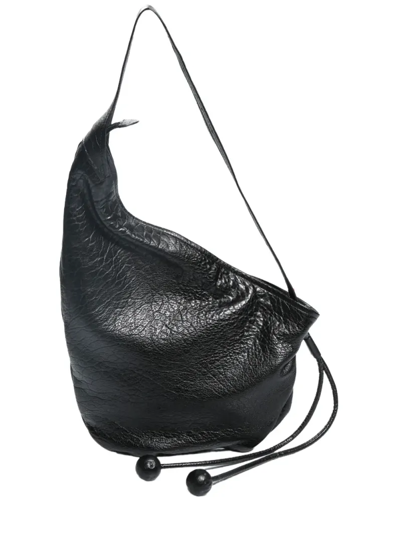 Marni asymmetric shoulder bag in Schwarz