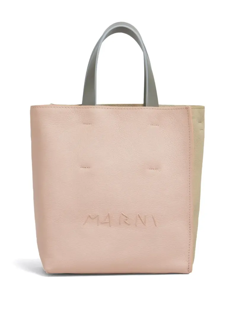 Marni Mini Museo Schultertasche Mini in Rosa