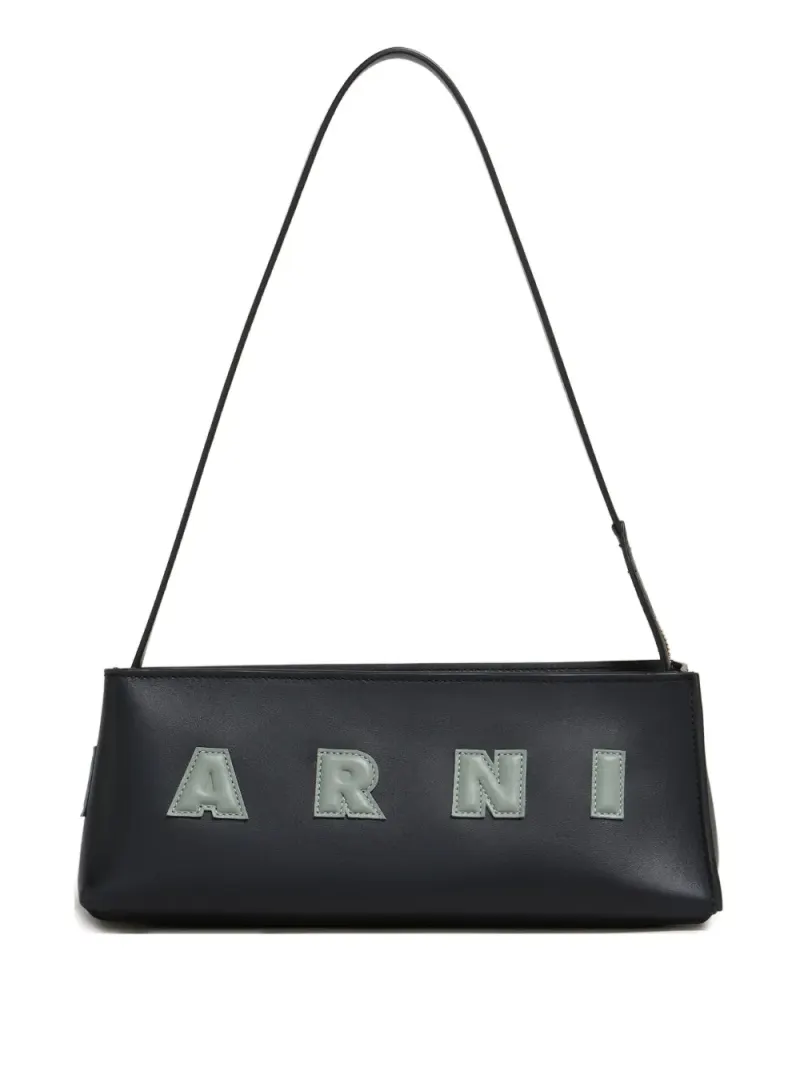 Marni Museo Schultertasche mit Logo-Applikation in Schwarz