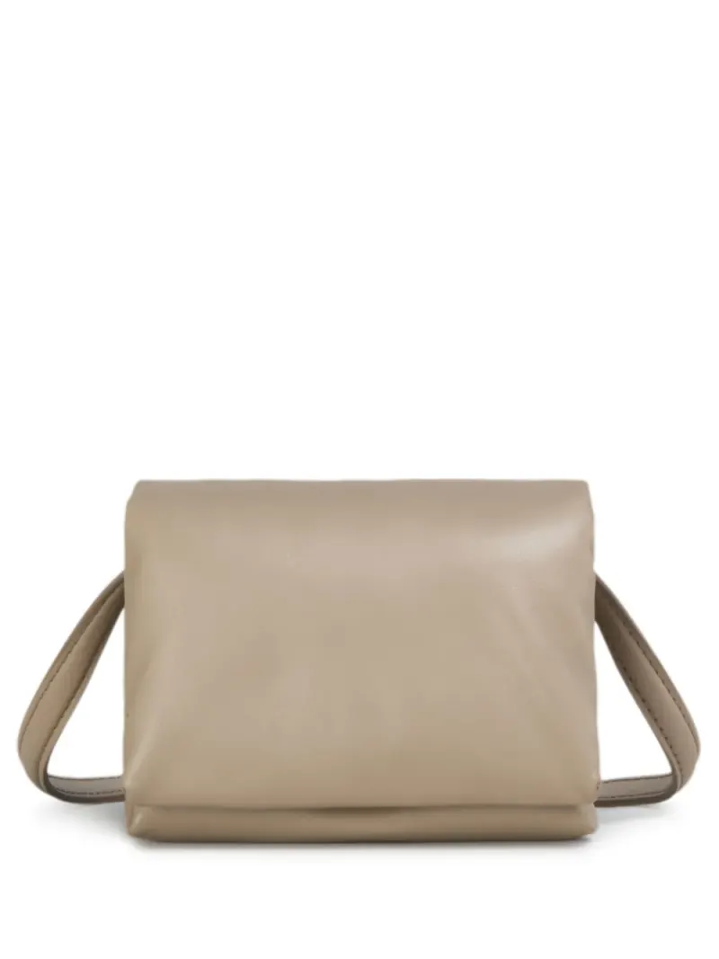 Marni Mini Prisma Clutch aus Leder Mini in Nude