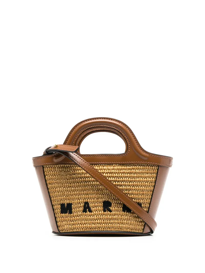 Marni Micro Tropicalia Tasche mit Logostickerei