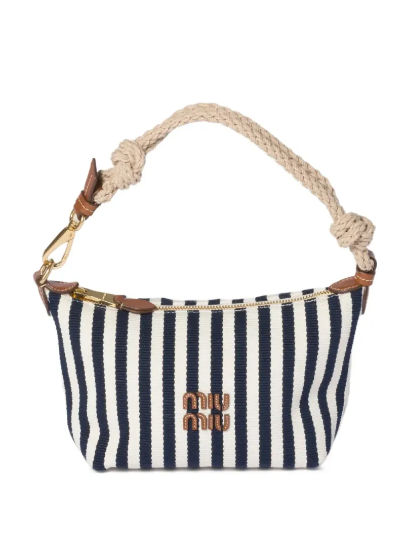 Miu Miu Beutel aus Baumwolle und Leder