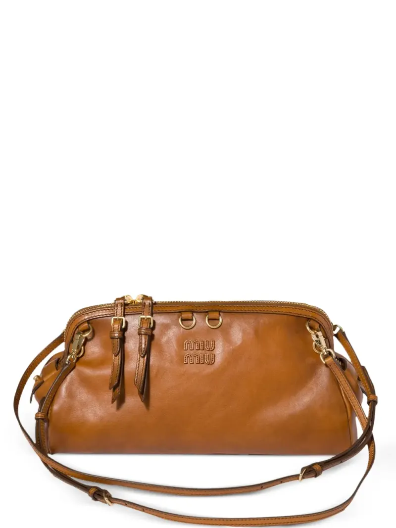Miu Miu Caprice Clutch aus Leder