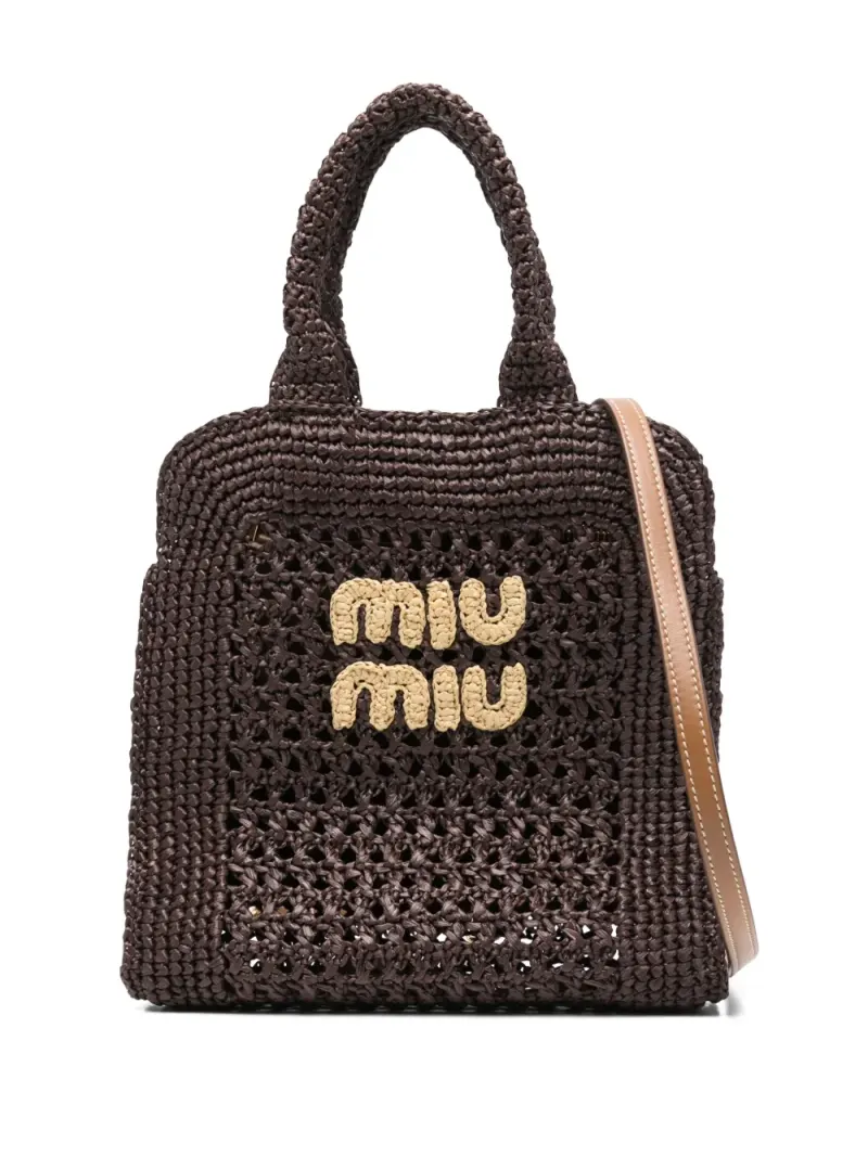 Miu Miu Gehäkelte Tote Bags