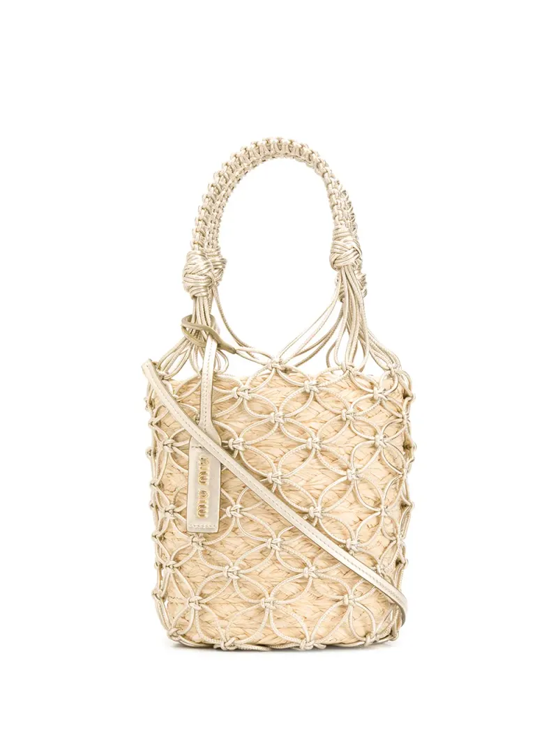 Miu Miu Gewebte Beuteltasche