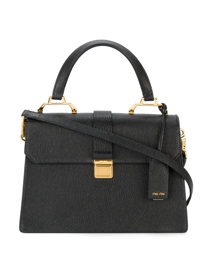 Miu Miu 'Madras' Handtasche in Schwarz