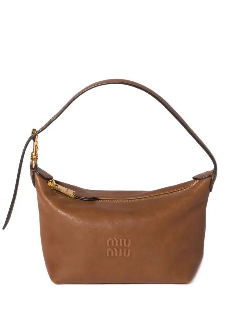 Miu Miu Schultertasche mit Logo-Prägung