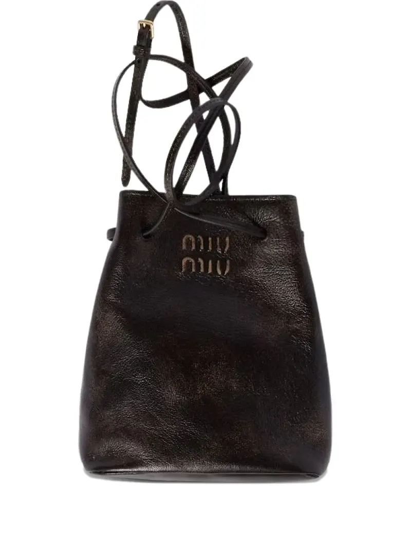 Miu Miu Schultertasche mit Kordelzug