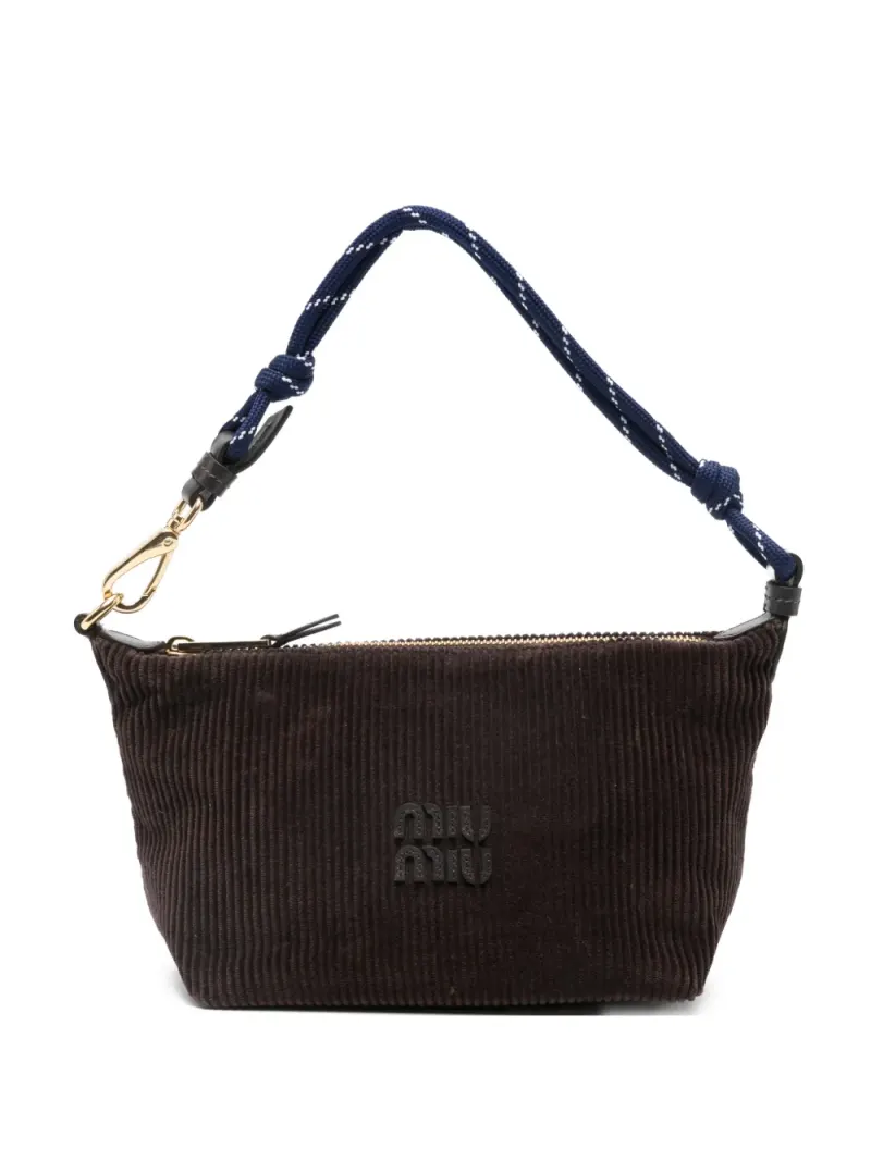 Miu Miu Schultertasche aus Cord