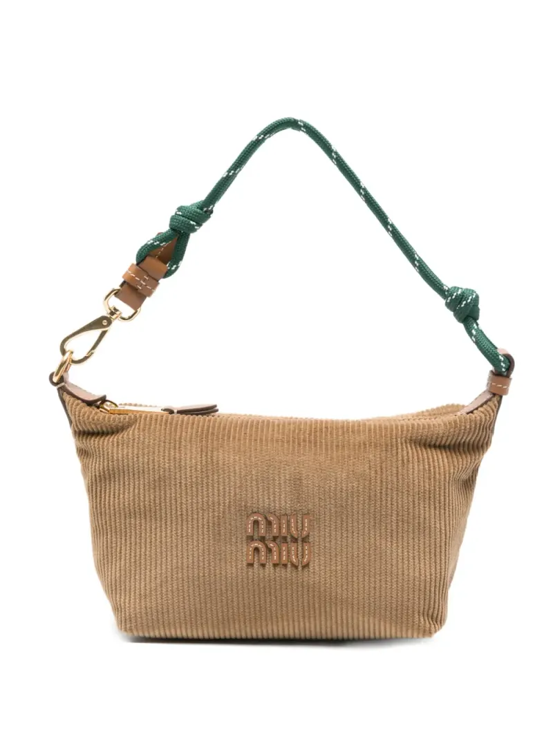 Miu Miu Schultertasche aus Cord