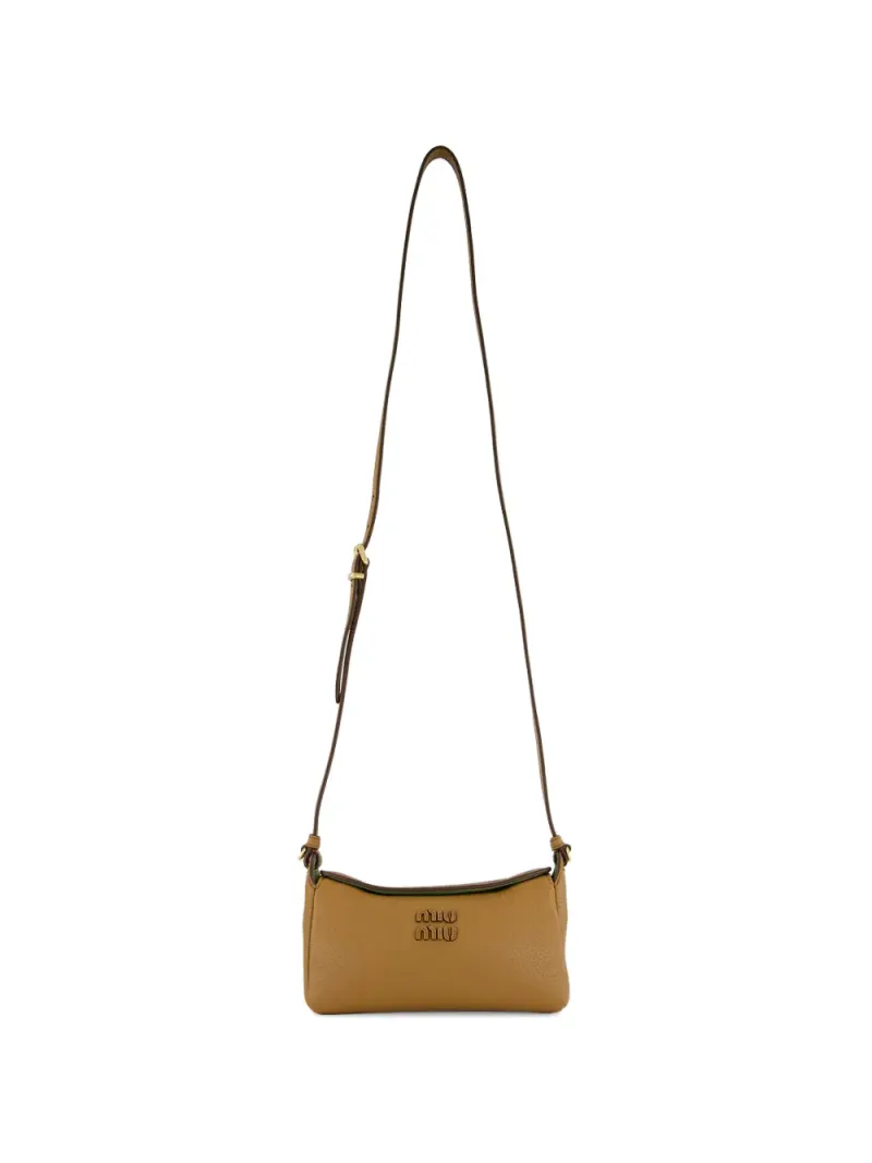 Miu Miu Schultertasche mit Logo-Schild