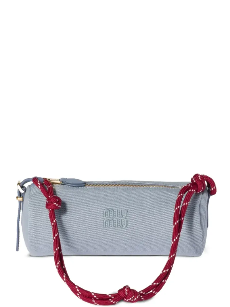 Miu Miu Schultertasche aus Gabardine