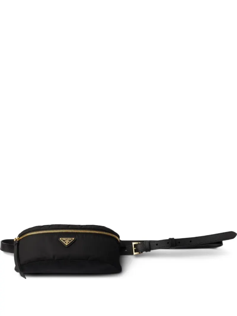 Prada Gürteltasche mit Logo in Schwarz
