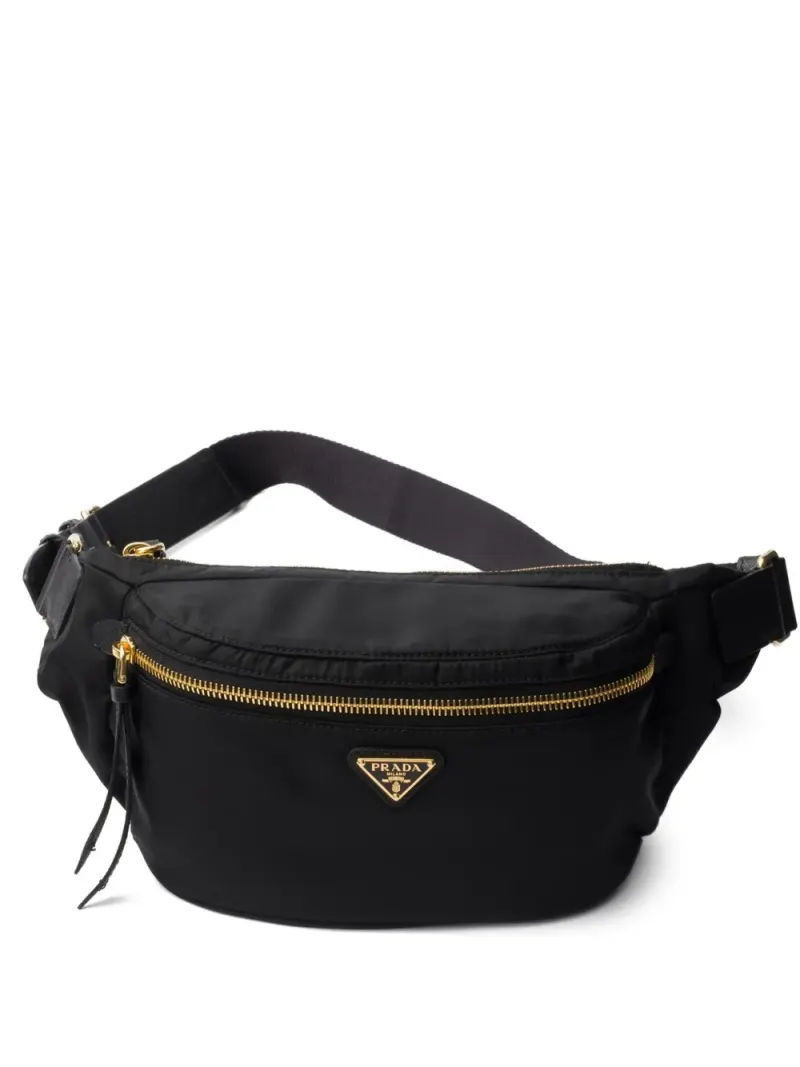 Prada Gürteltasche mit Saffiano-Leder in Schwarz Saffiano-Leder