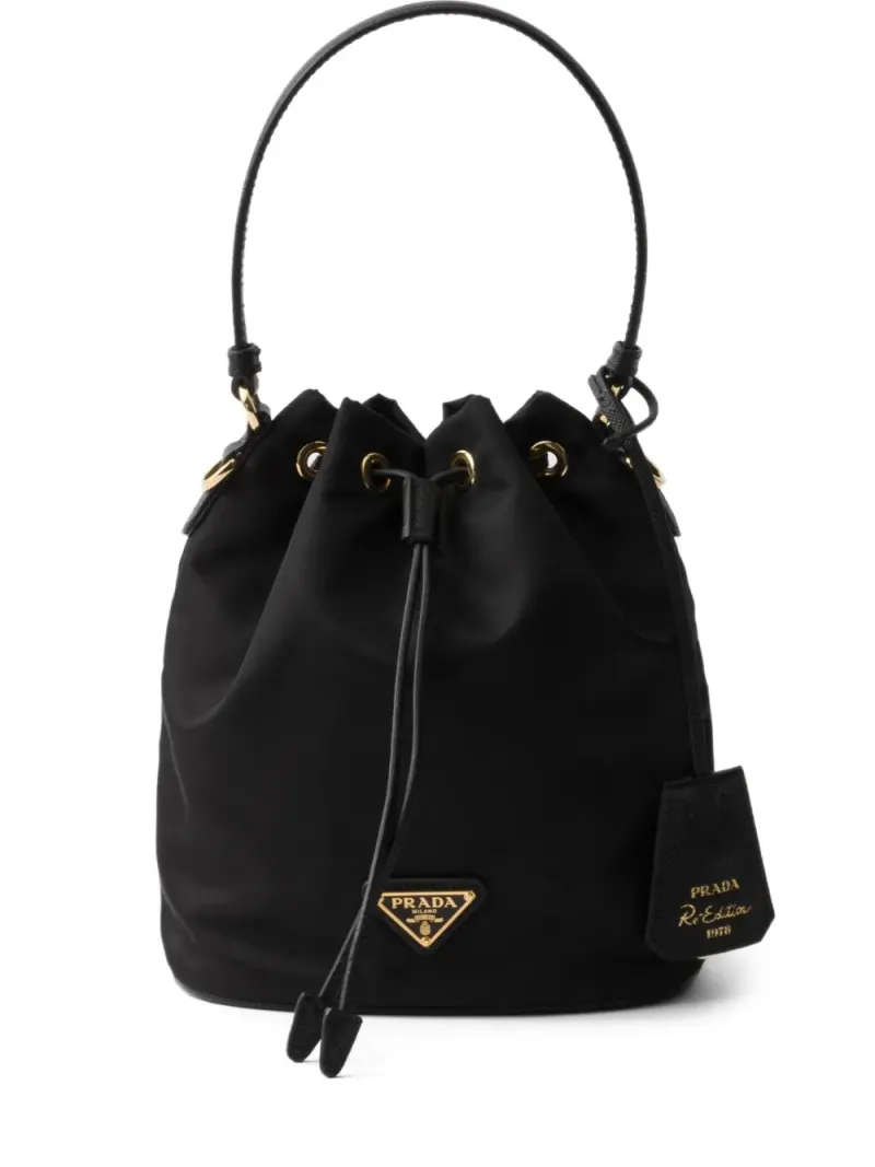 Prada Re-edition 1978 Mini-Beuteltasche Mini in Schwarz