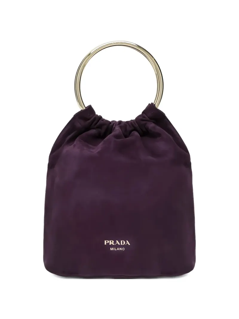 Prada Wildleder-Beuteltasche Schultertaschen