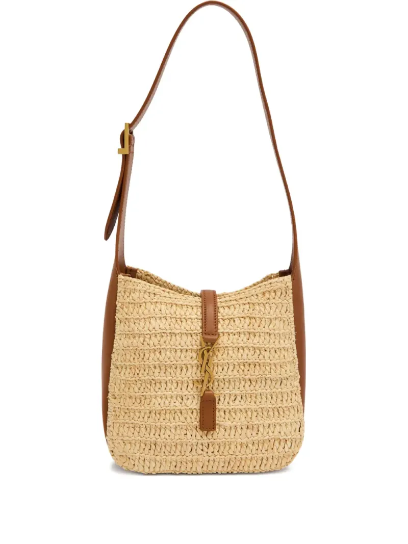 Saint Laurent Mini Le 5 à 7 Schultertasche Mini in Nude
