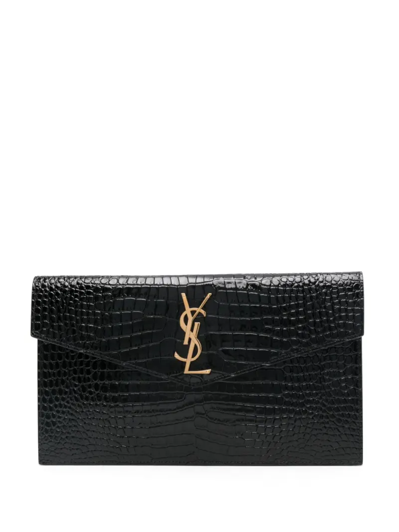 Saint Laurent Uptown in Schwarz – Pre-owned Taschen