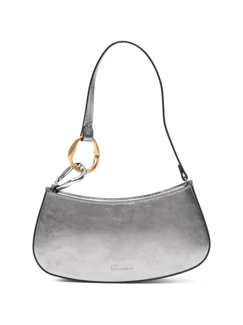 Staud Ollie Tote Bag im Metallic-Look