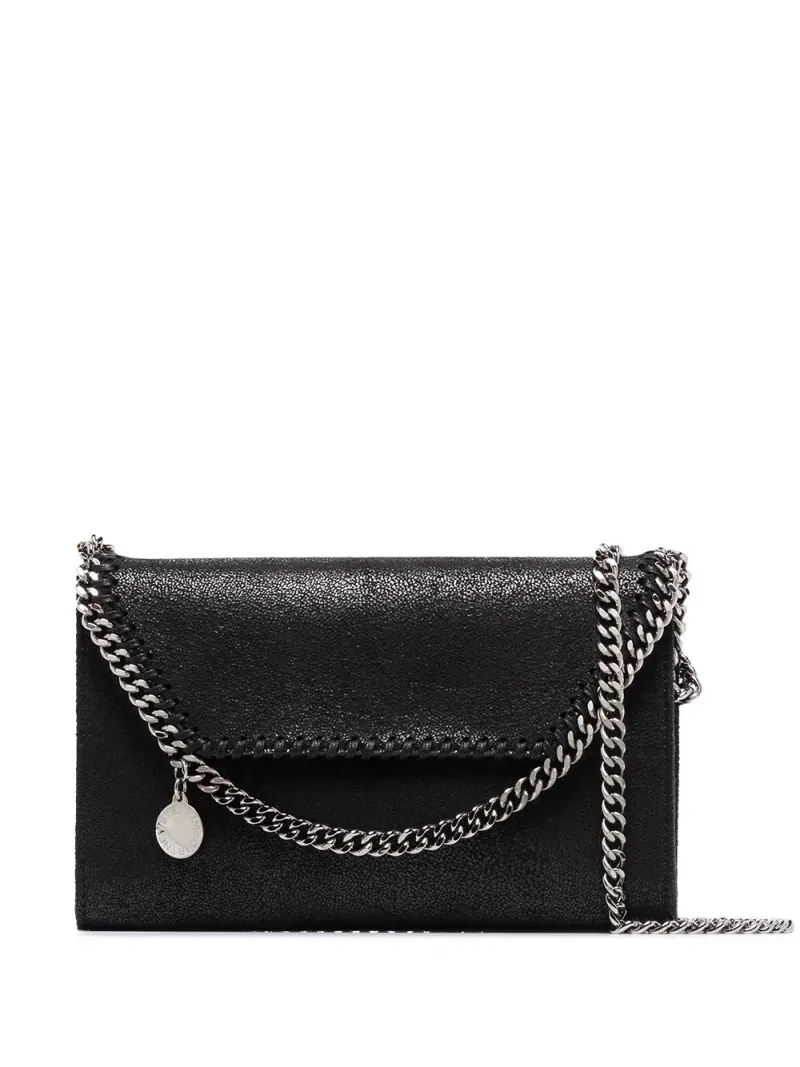 Stella McCartney Kleine 'Falabella' Umhängetasche in Schwarz