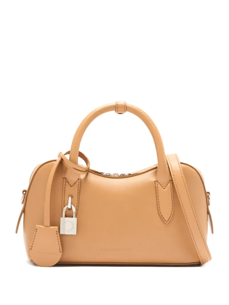 Stella McCartney Kleiner Ryder Tote Bag mit Schloss in Nude