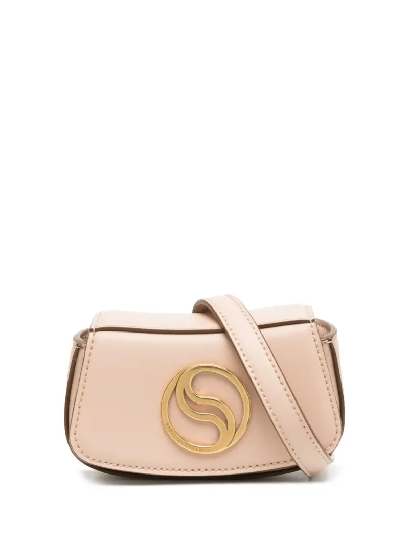 Stella McCartney S-Wave Mini-Tasche Mini in Nude