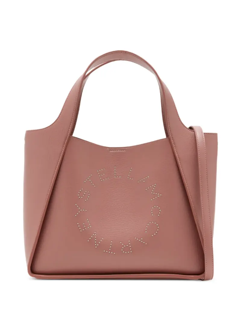 Stella McCartney stud-embellished tote bag in Rosa