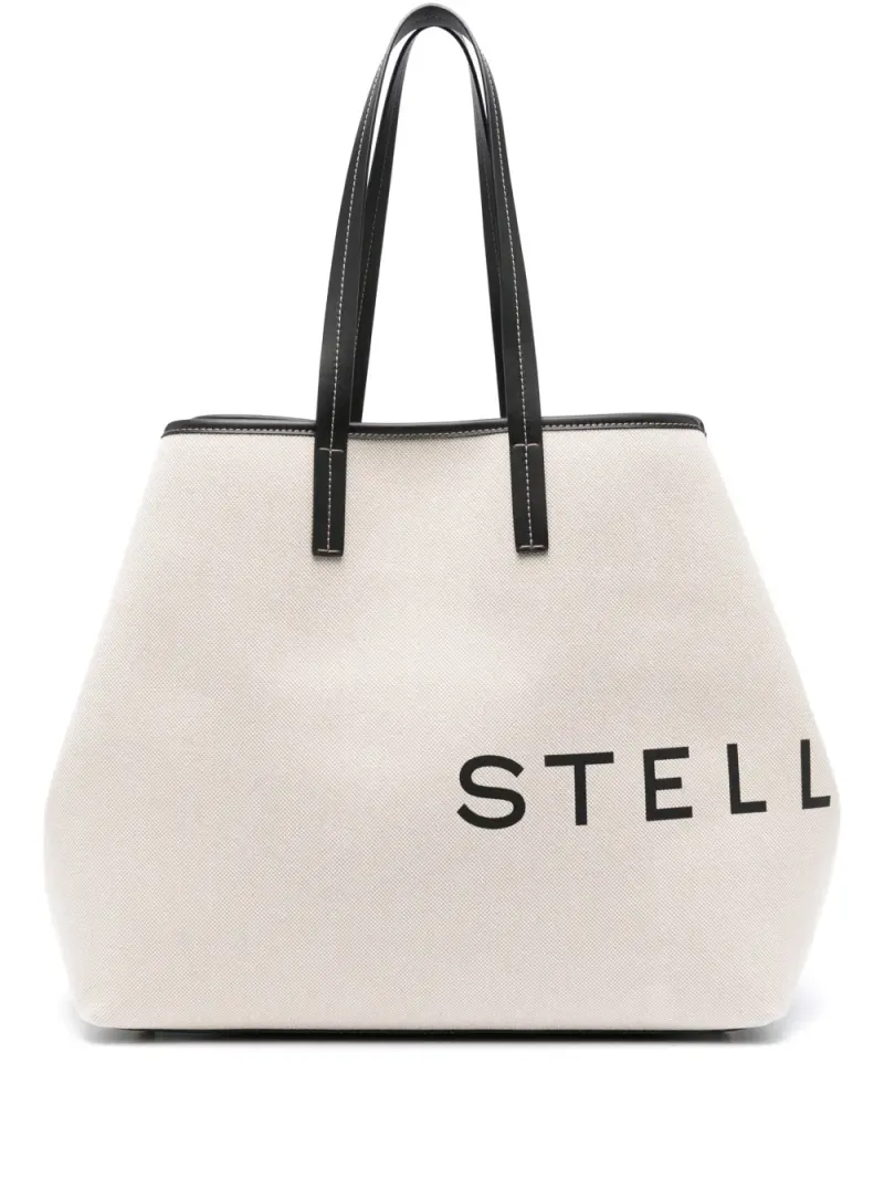 Stella McCartney Tasche mit abnehmbarem Portemonnaie in Nude