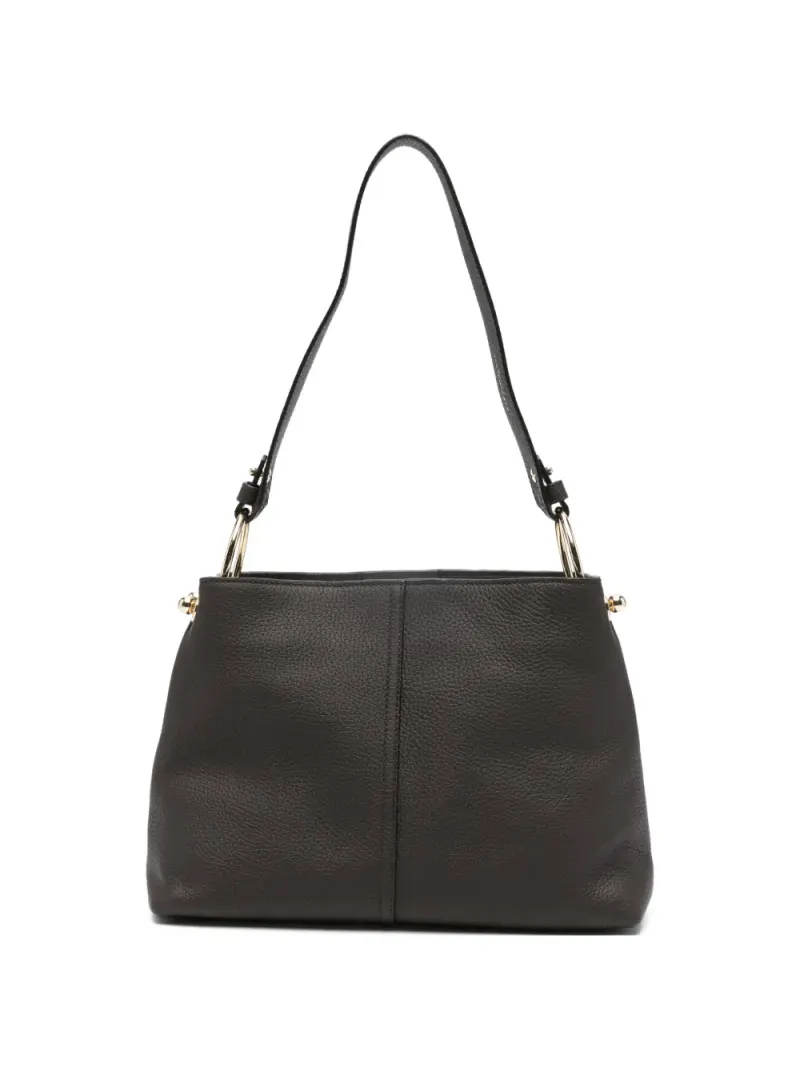Strathberry Lana Schultertasche mit Ringdetail in Braun