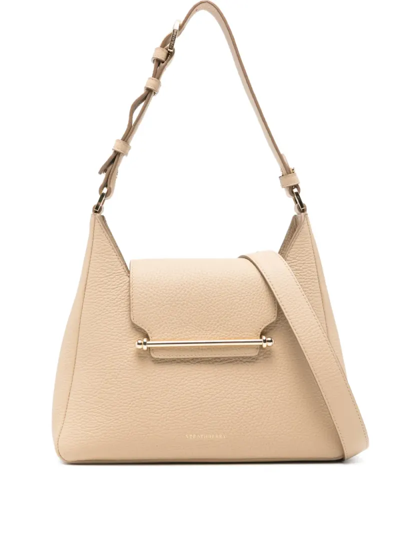 Strathberry Multrees Schultertasche in Nude