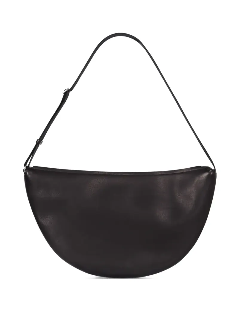 The Row Verstellbare Schultertasche in Schwarz
