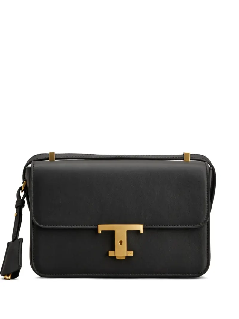 Tod's Satchel-Tasche mit T-Form in Schwarz